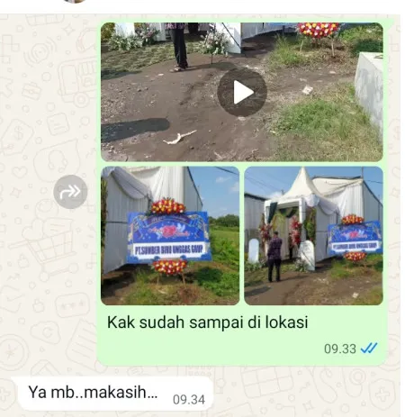 Pengiriman Karangan Bunga Pondok Betung