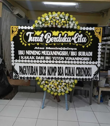 Papan Bunga Duka Pondok Betung